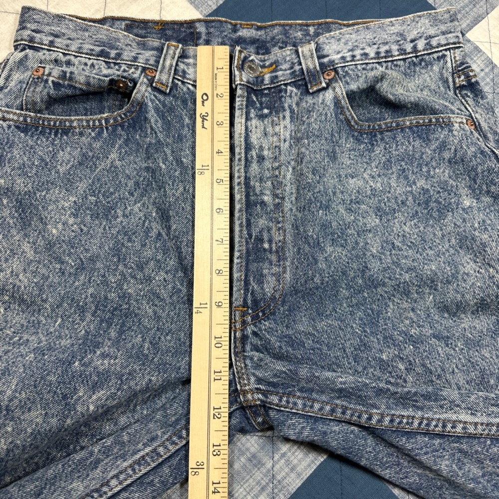 VTG 80s Levi's 501 Jeans *32x28.5 Acid Stone Wash Button Fly USA Rare Grunge Men - Picture 7 of 11